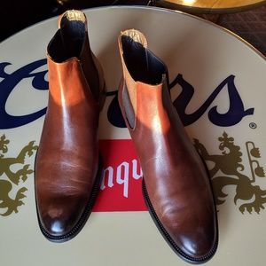 To Boot New York Chelsea Boots Tan Made in Italy
